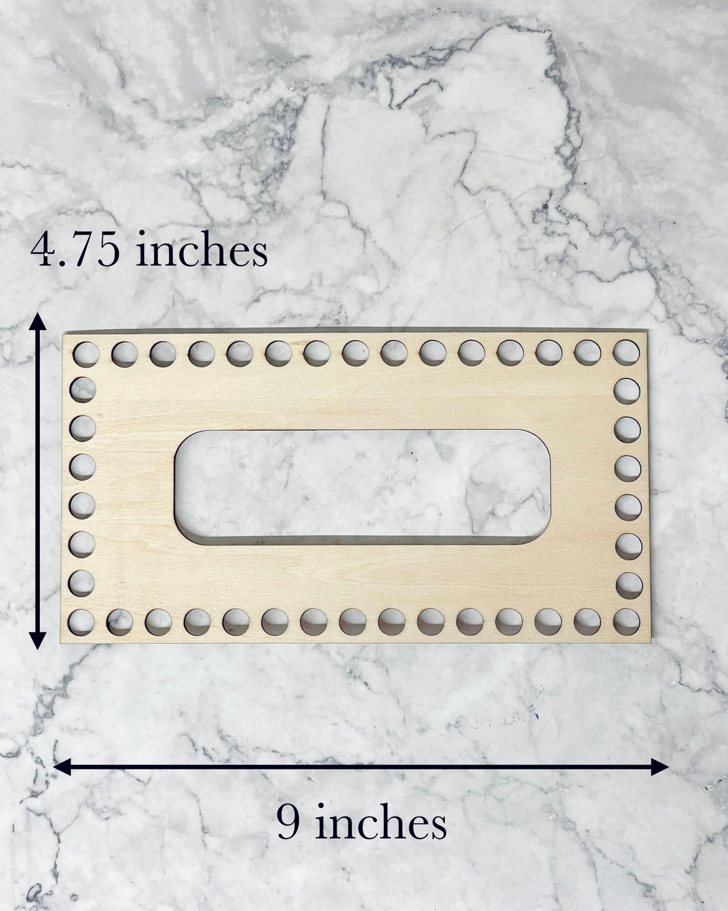 Wooden Tissue Box Bases | Two Styles