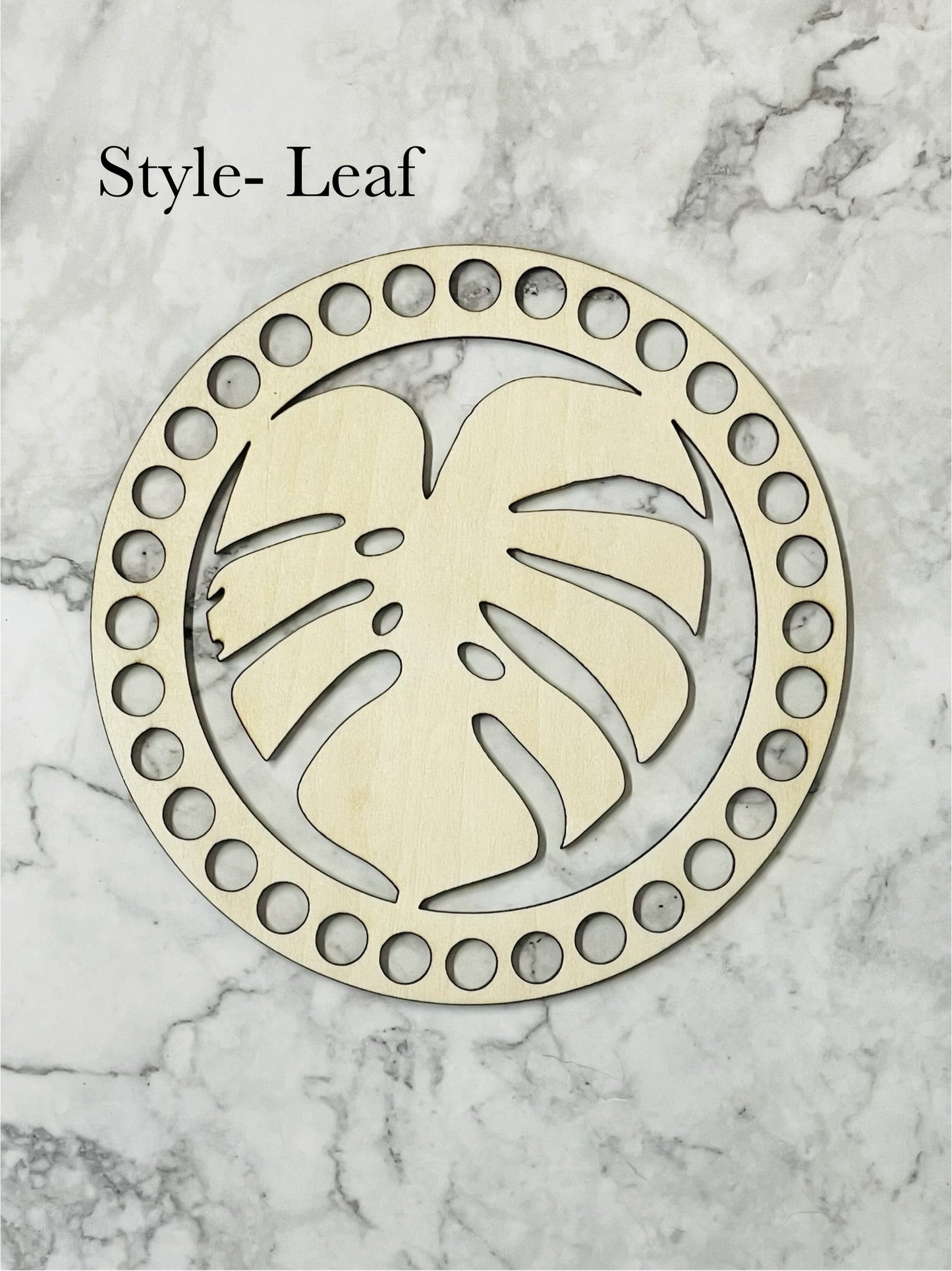 Wooden Decorative Bases | 6 inch (10mm holes)