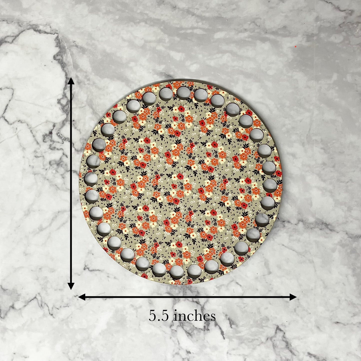 Fall Pattered Bases| 5.5 inches