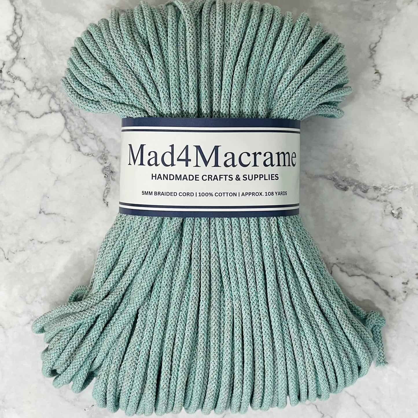 Mad4Macrame’s 5mm Braided Multi-Colored Cord