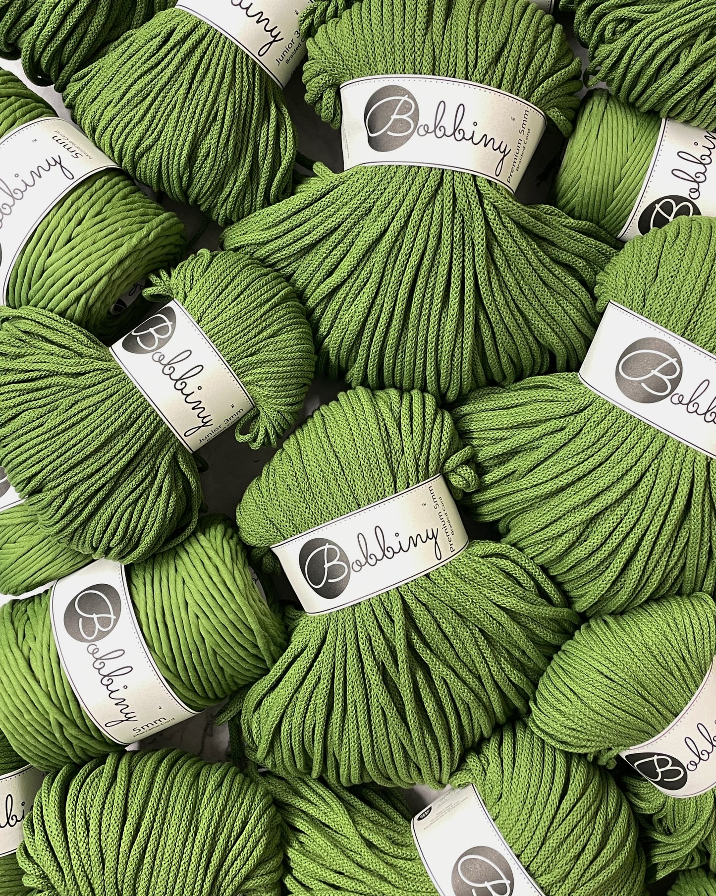 Bobbiny Cord in Moss Green |Autumn/Winter 2025 Collection