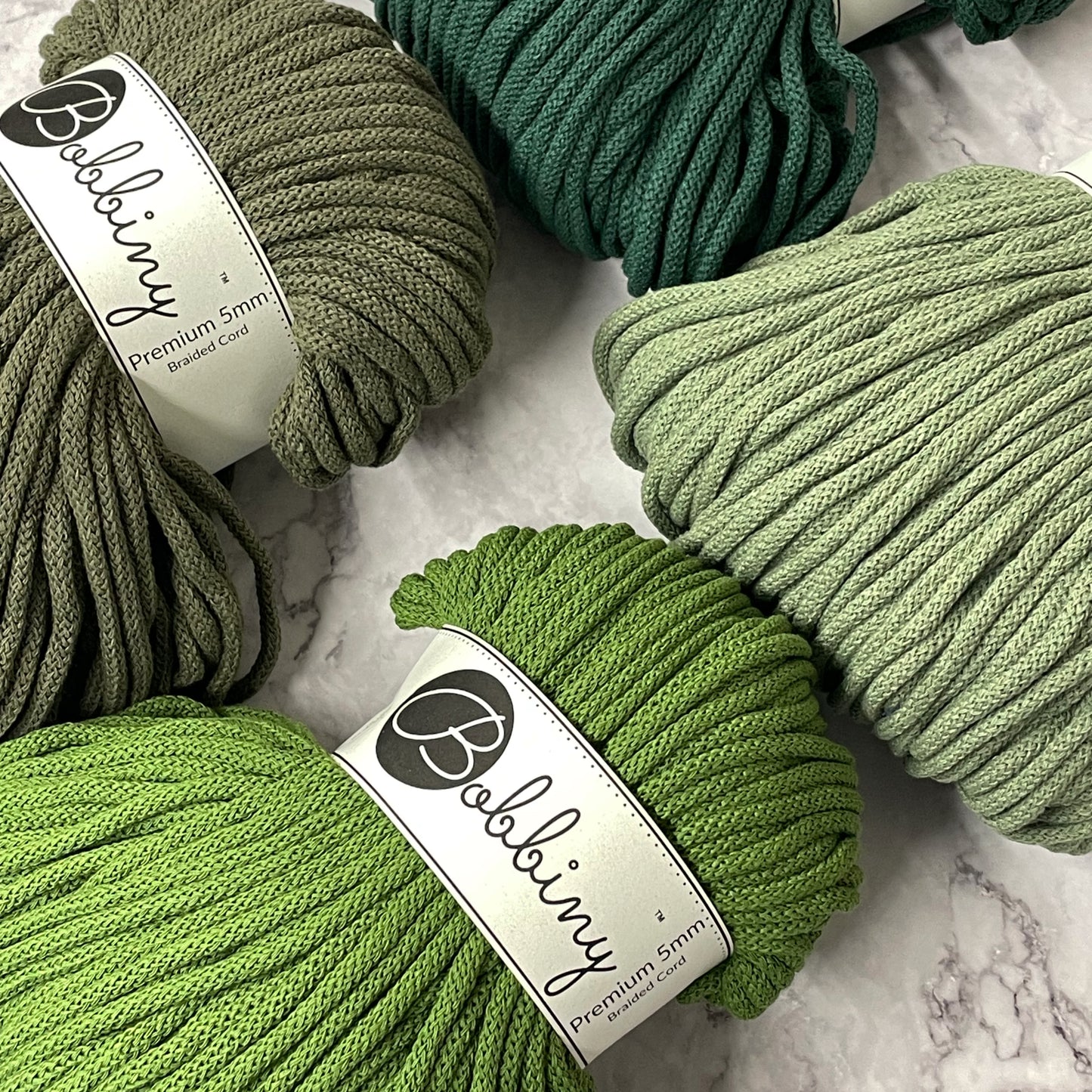 Bobbiny Cord in Moss Green |Autumn/Winter 2025 Collection