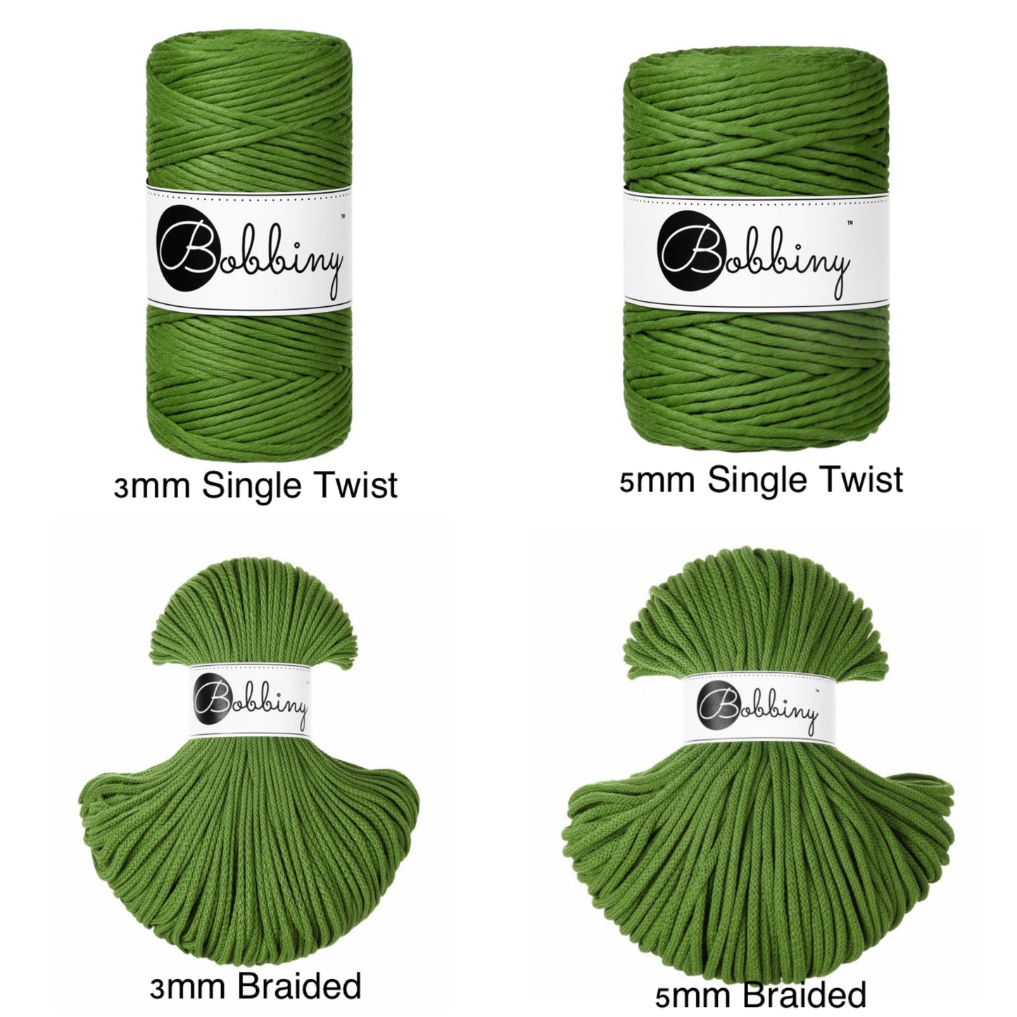 Bobbiny Cord in Moss Green |Autumn/Winter 2025 Collection