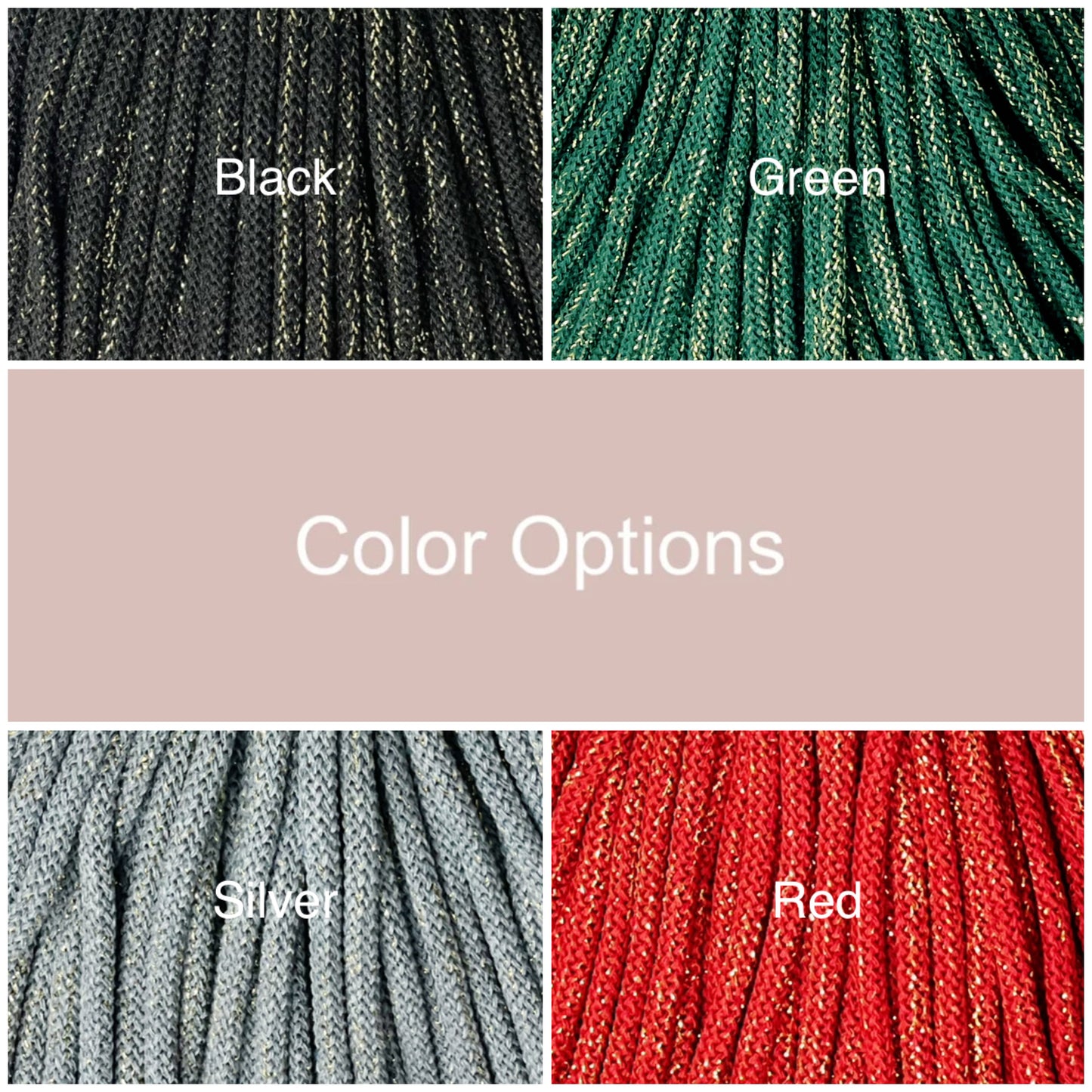 Mad4Macrame’s 5mm Braided Golden Cord