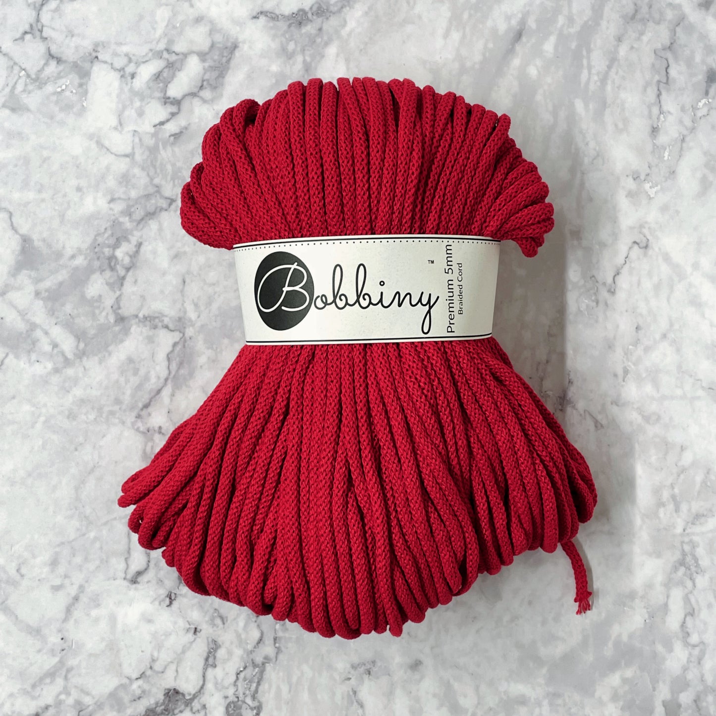 Bobbiny’s 5mm Braided- Classic Red