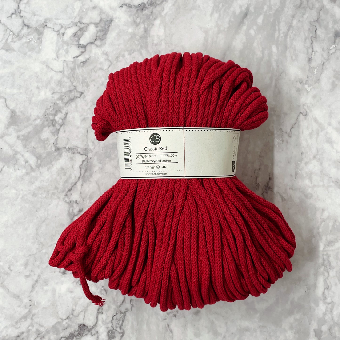 Bobbiny’s 5mm Braided- Classic Red