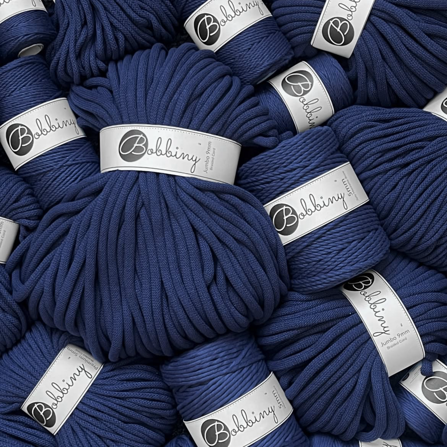 Bobbiny Cord in Ink Blue |Autumn/Winter 2025 Collection
