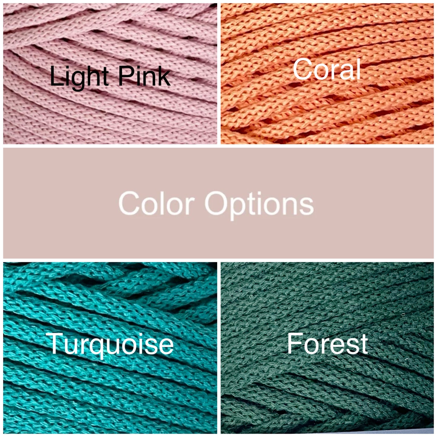 Mad4Macrame’s 5mm Braided Cotton Cord