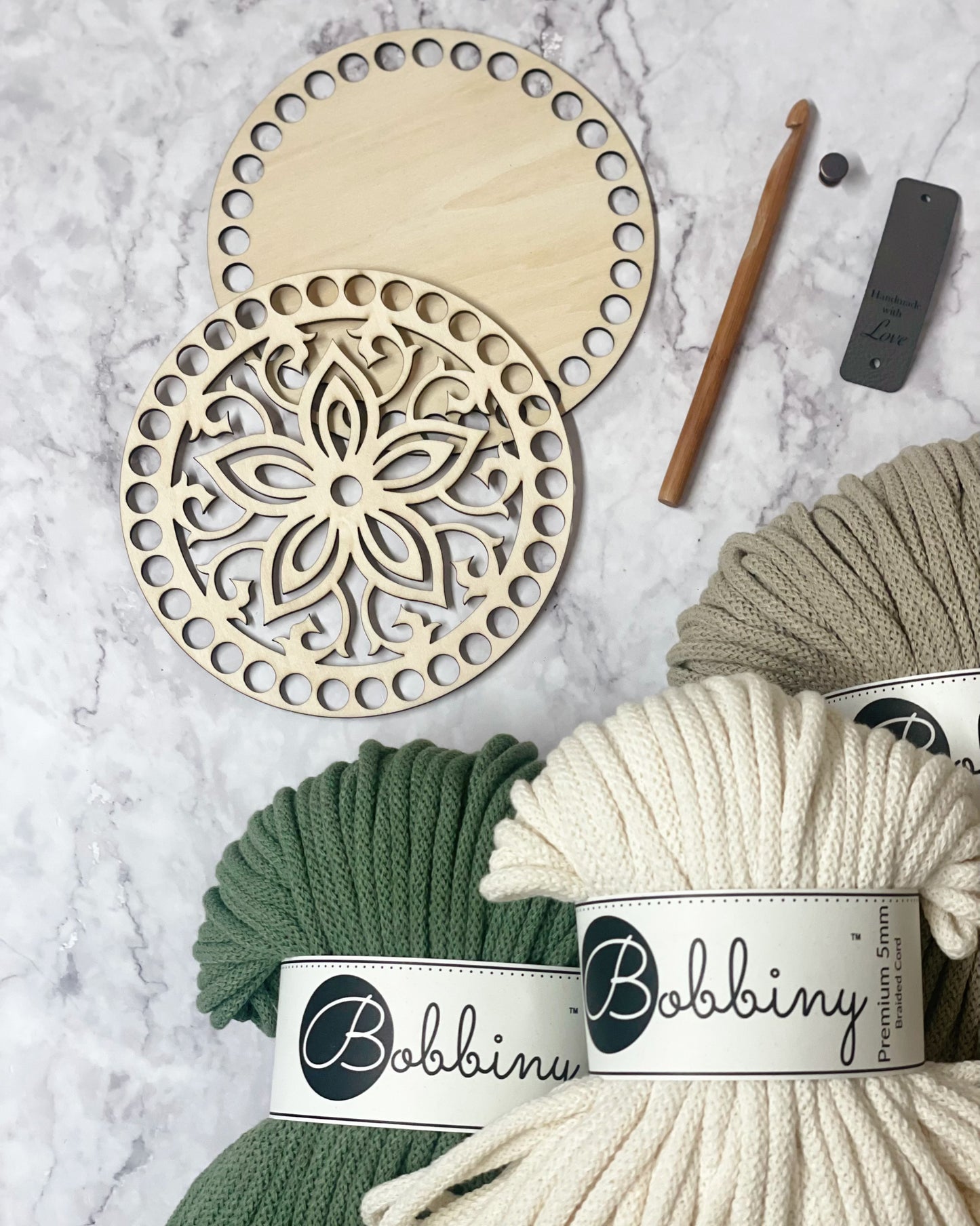Wooden Decorative Bases | 6 inch (10mm holes)