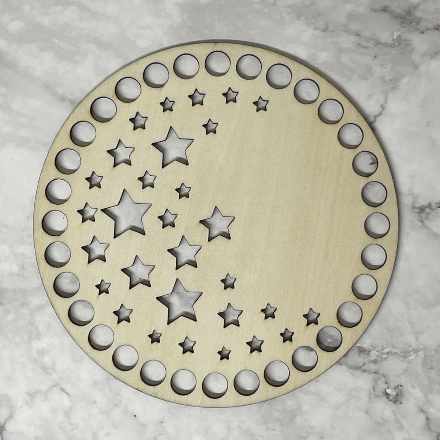 Wooden Decorative Star Base | 6 inches