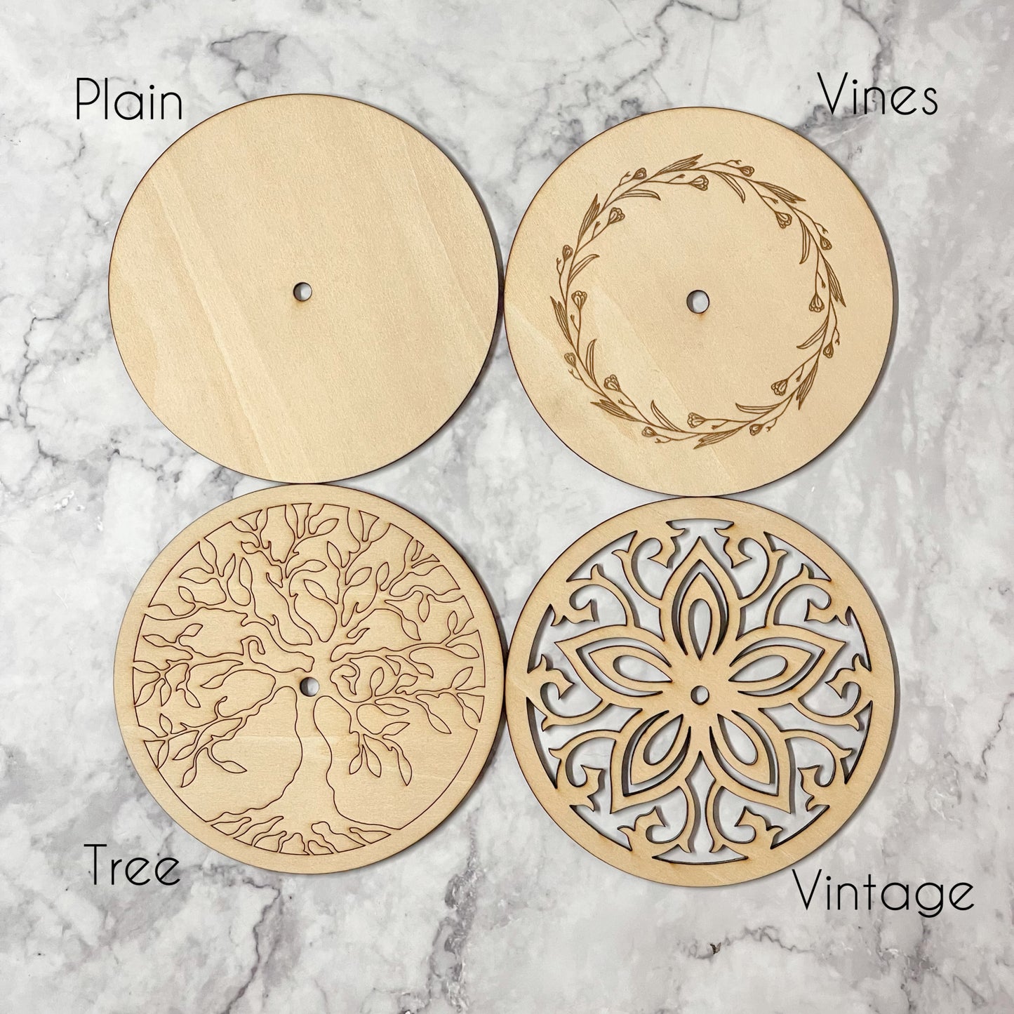 Wooden Crochet Base & Lid Set | 6” Basket Bottom, Top Ring & Lid Included | Secure Fit Design