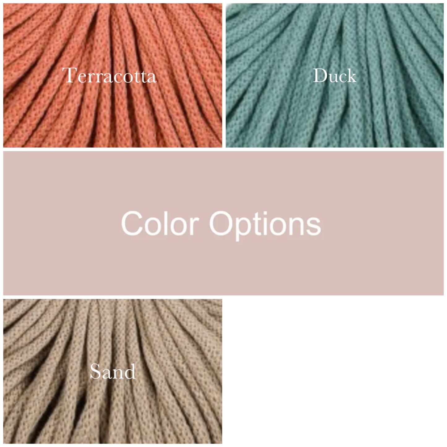 Bobbiny’s 5mm Braided 50m | 1/2 rolls