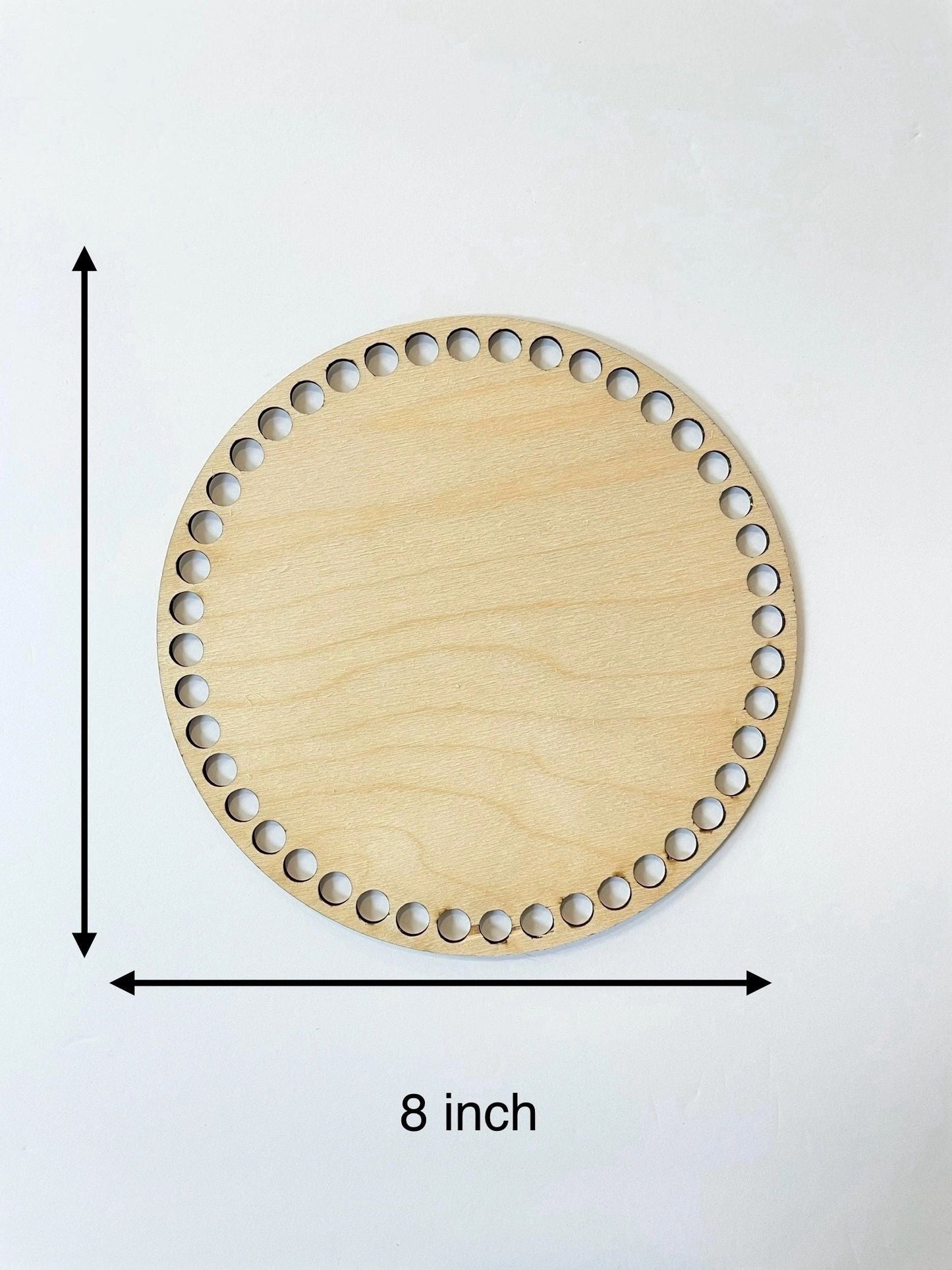 Wooden Base- 8 inches (10mm holes)