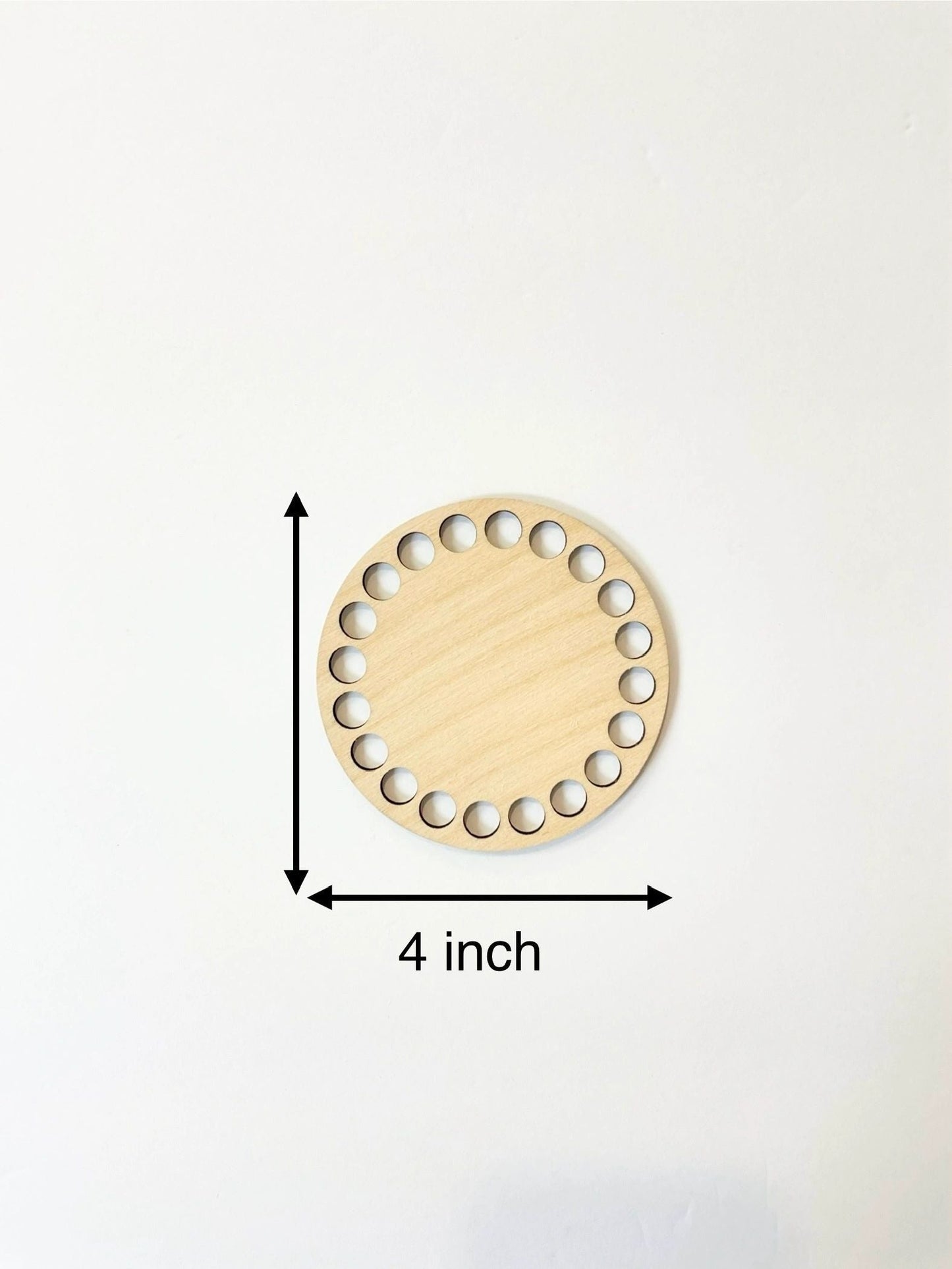 Wooden Base-4inch (10mm holes)