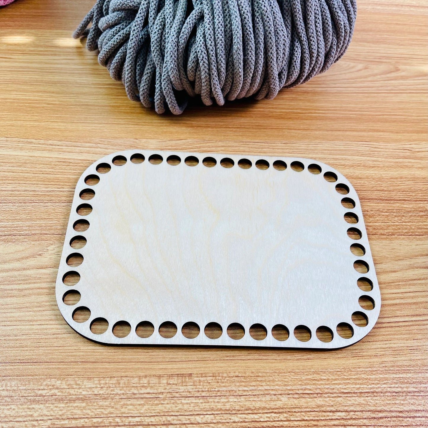 Wooden Base- 8x6 inches (10mm holes)