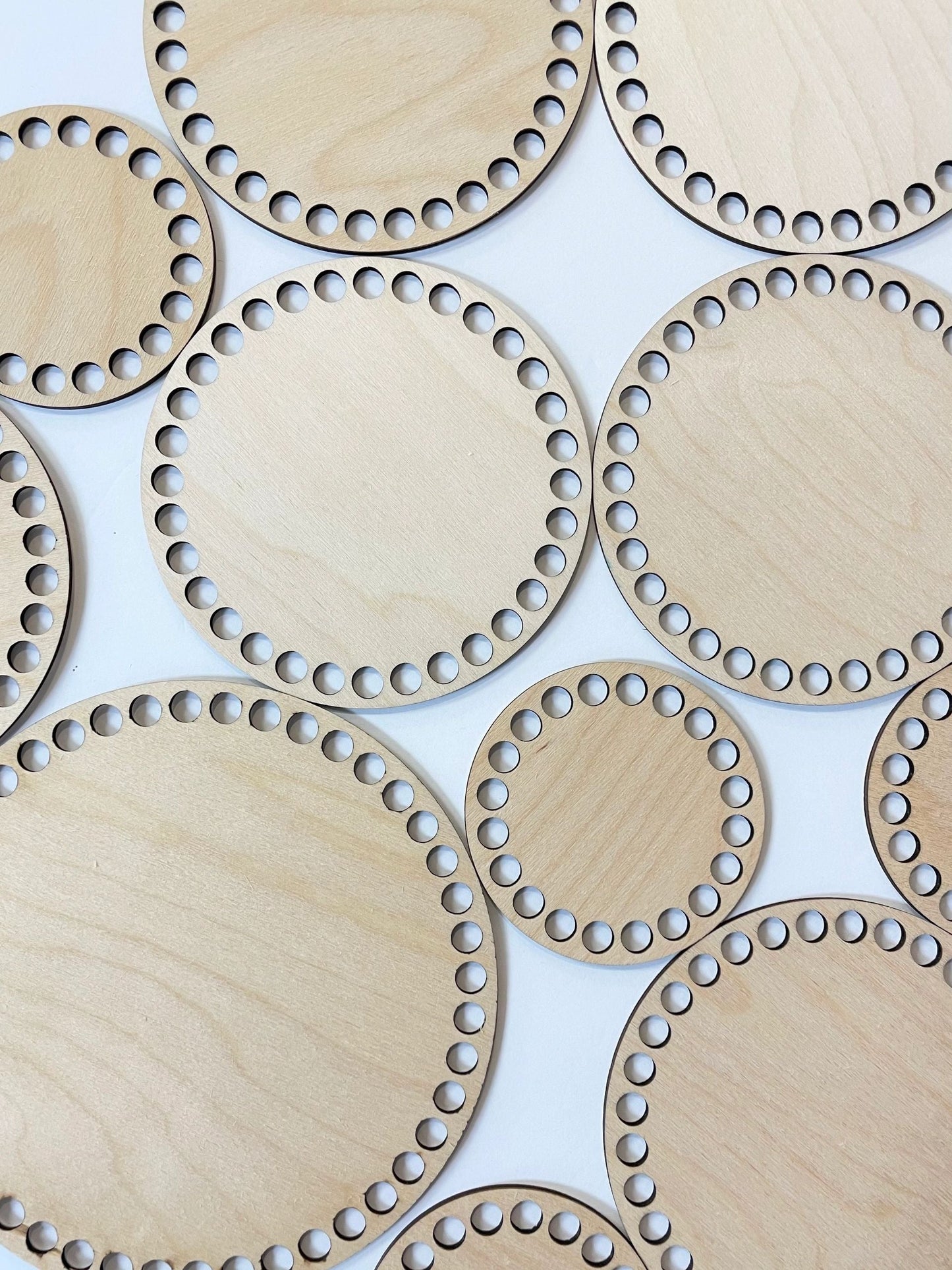 Wooden Base- 8 inches (10mm holes)