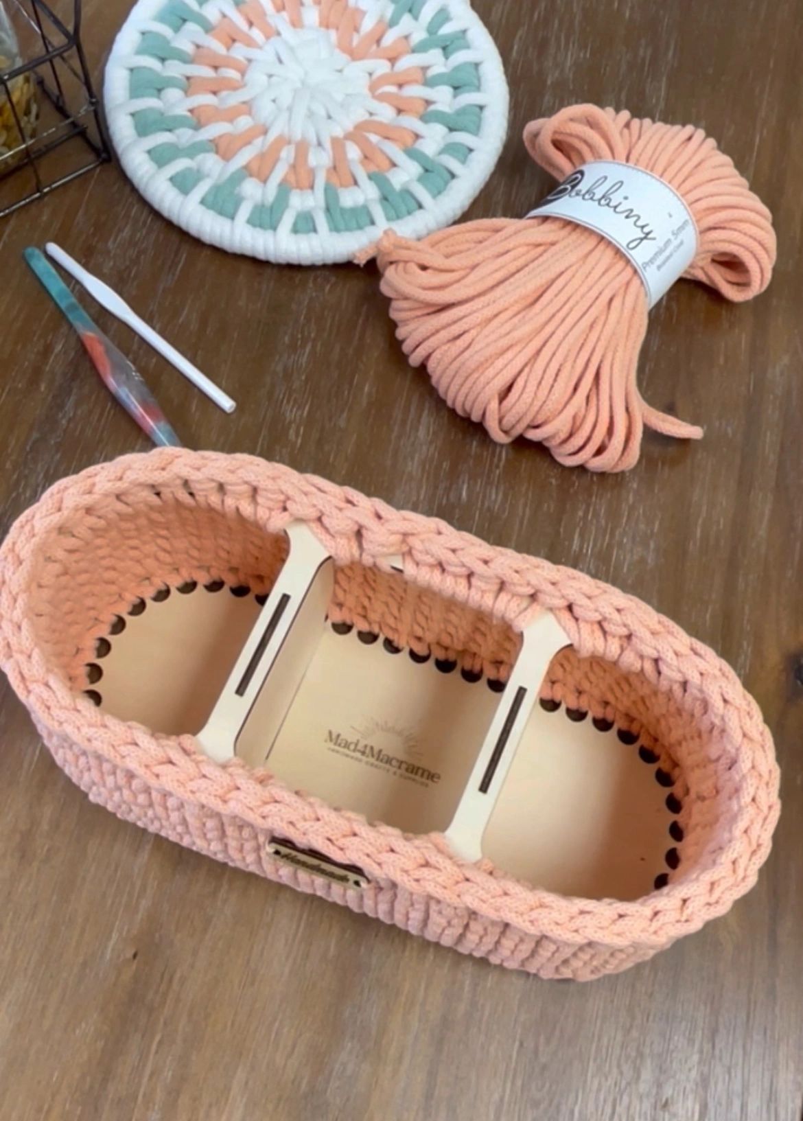 Wooden Organizer Base- Oval 12x6