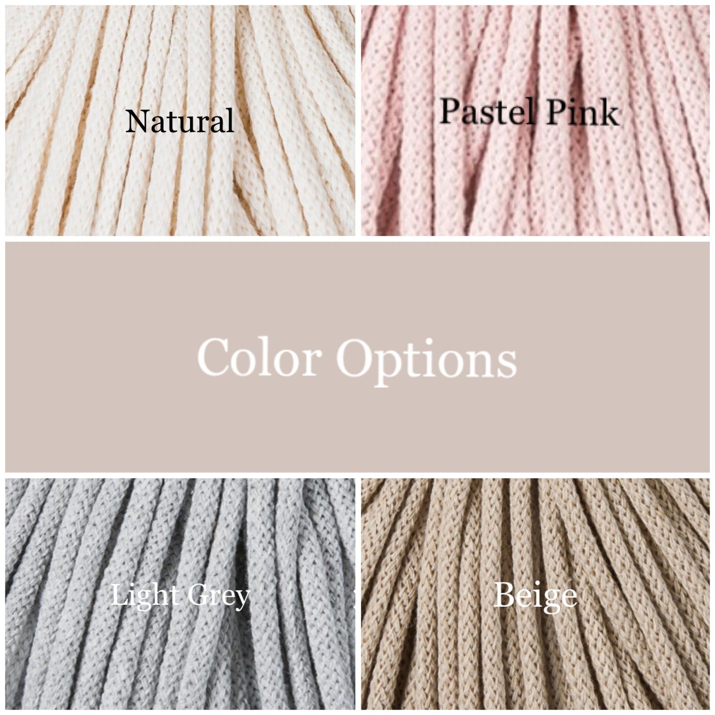 Bobbiny’s 5mm Braided 50m | 1/2 rolls