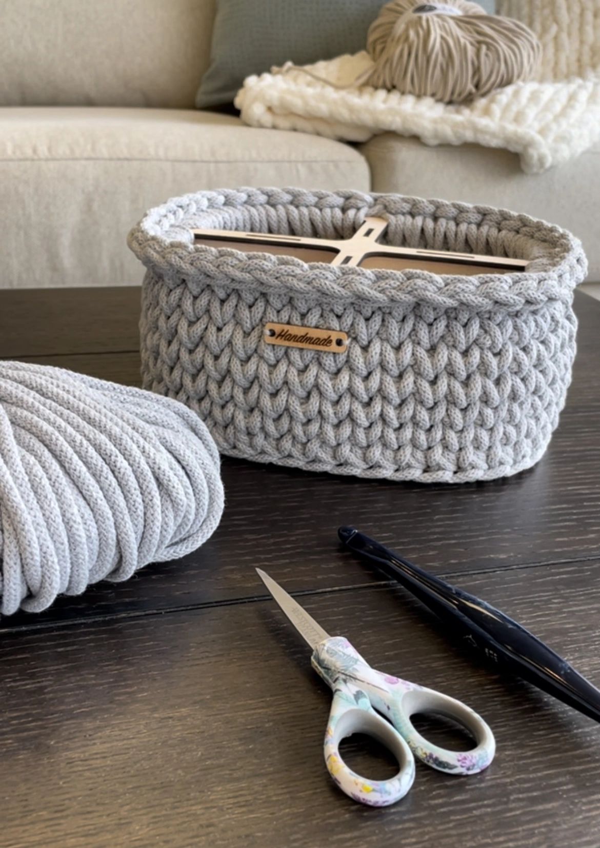Wooden Organizer Bases-Rectangle 8x6 inches