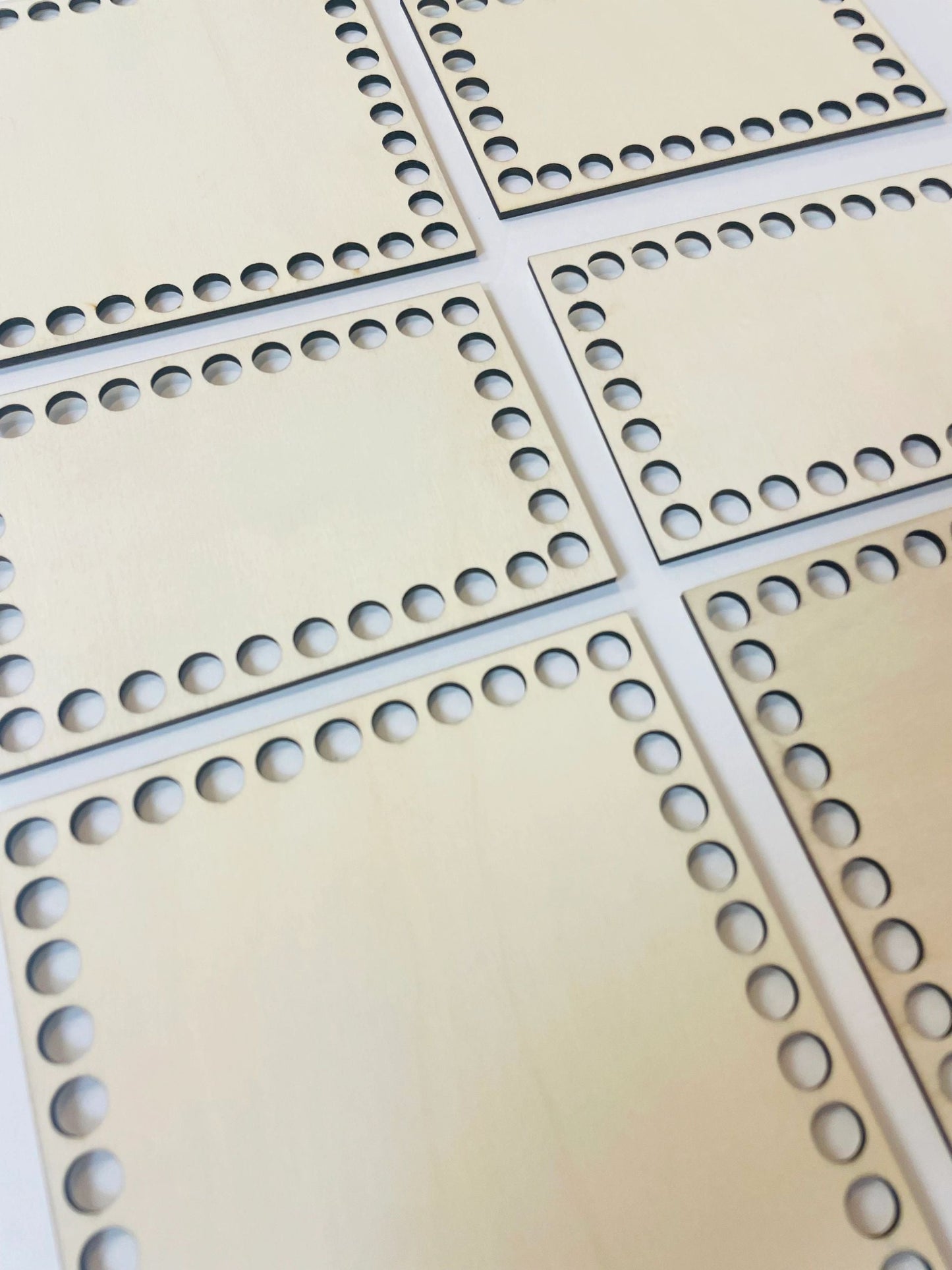 Wooden Base for Napkin Holders | 7” Square (10mm holes)