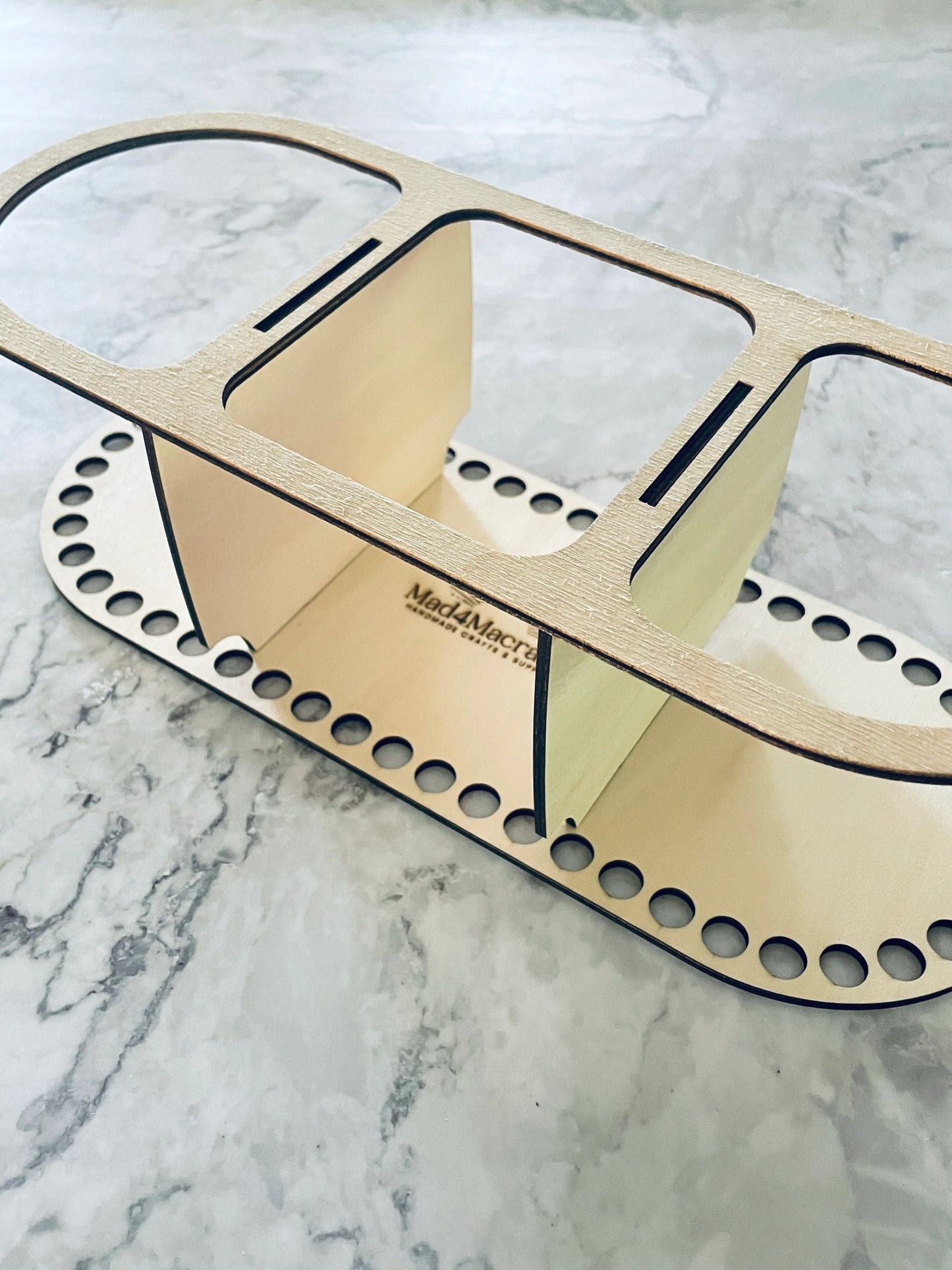 Wooden Organizer Base- Oval 12x6