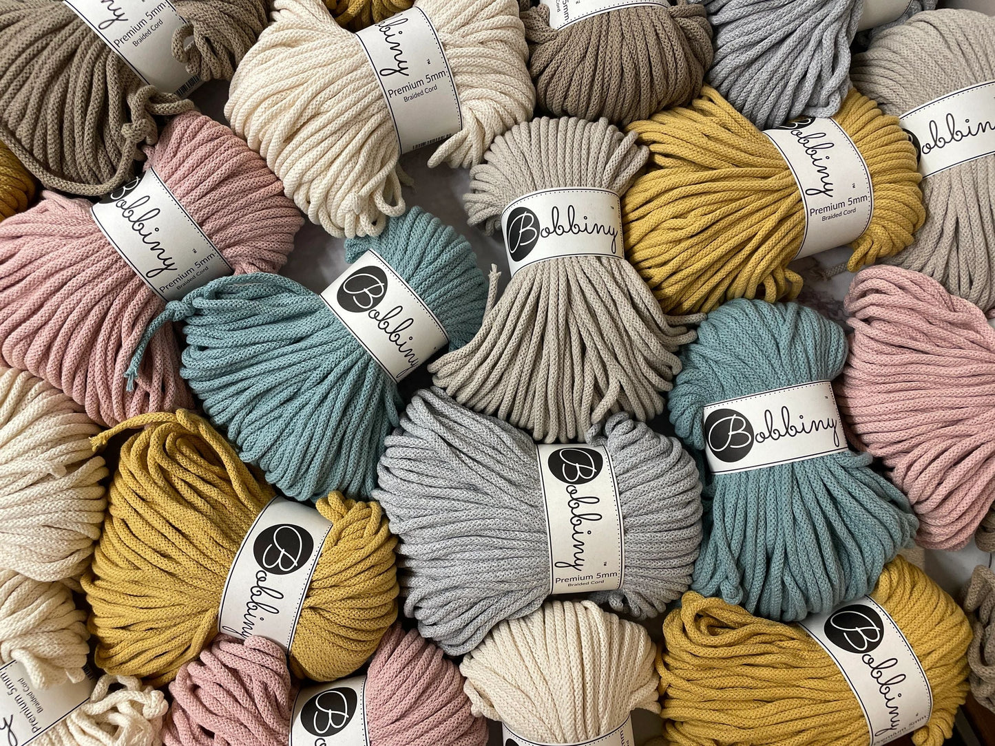 Bobbiny’s 5mm Braided 50m | 1/2 rolls