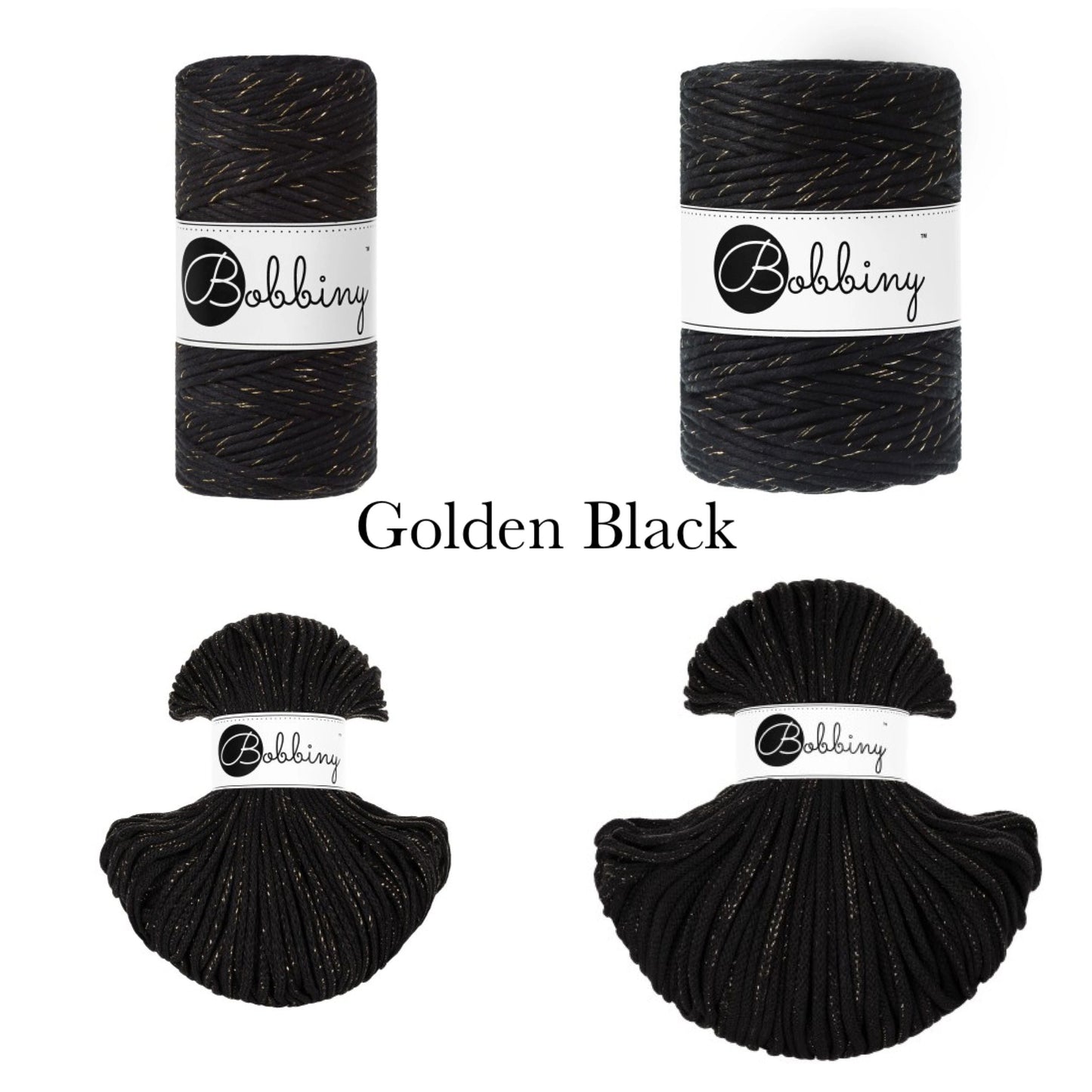 Bobbiny’s Golden Black, Burgundy & Warm Beige