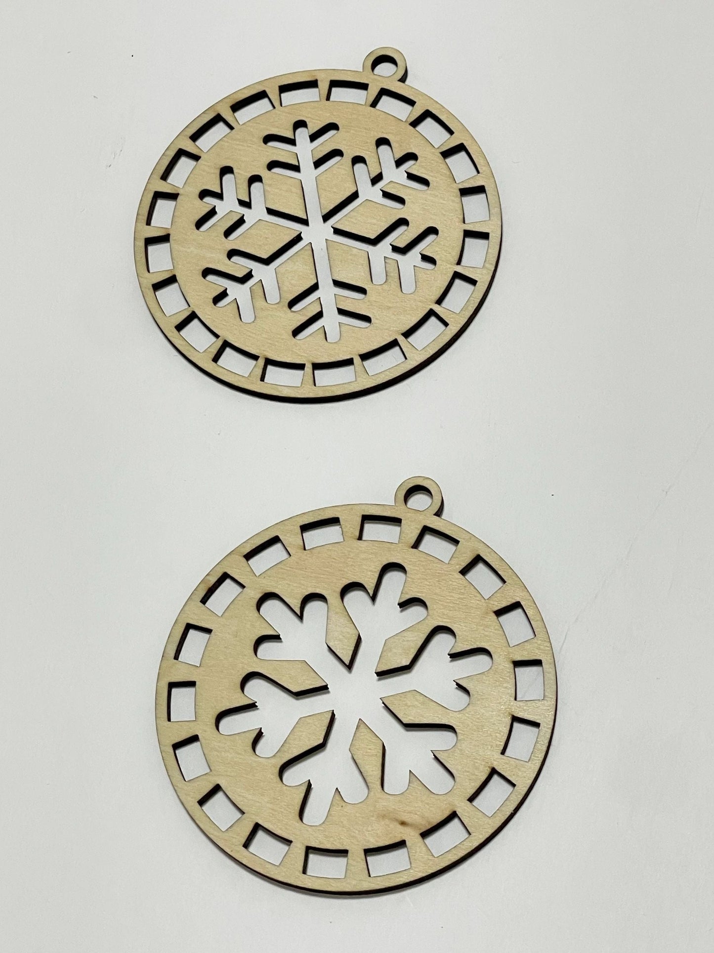 Wooden Macrame Ornament Set
