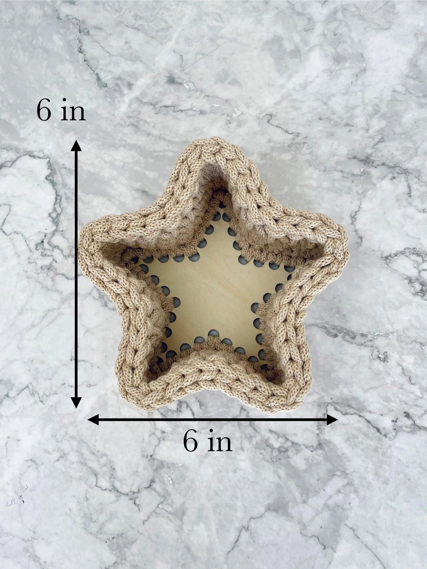 Wooden Star Base- 6x6 inches