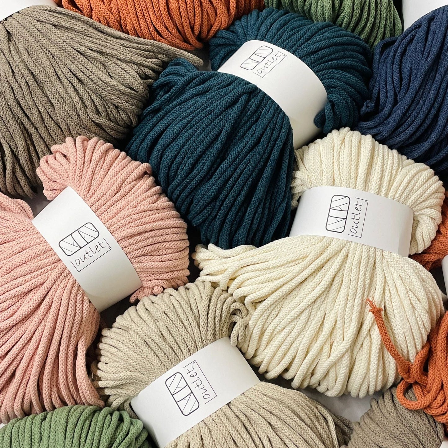 Outlet Cord in a skein| 5mm Braided