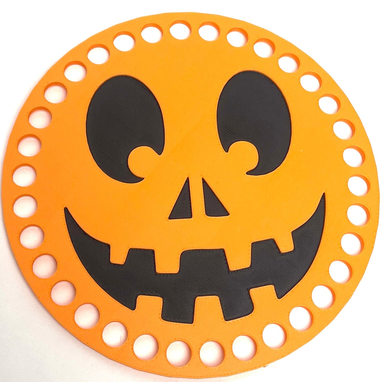 Pumpkin Faces for Basket Coiling and Crochet 5-inch