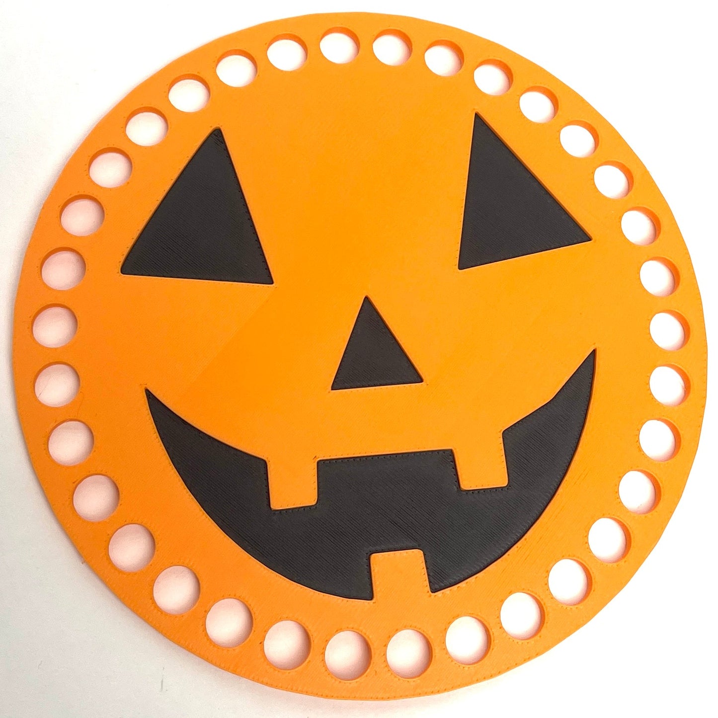 Pumpkin Faces for Basket Coiling and Crochet 5-inch