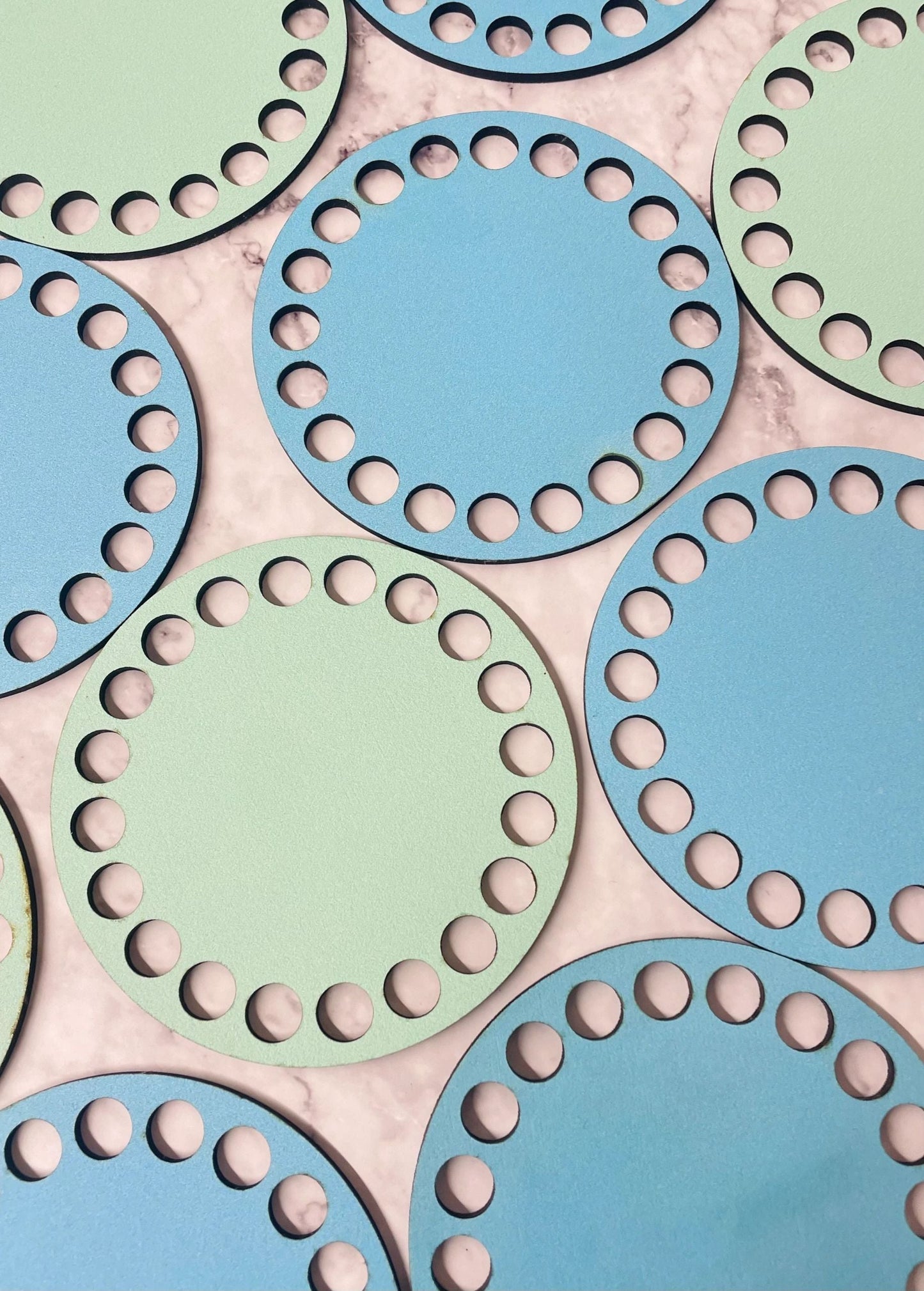 Blue & Green Bases | 4 inch