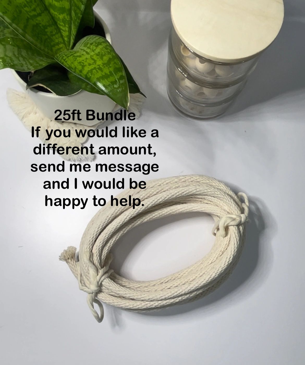 Cotton Filler Cord 3/8in (25ft)