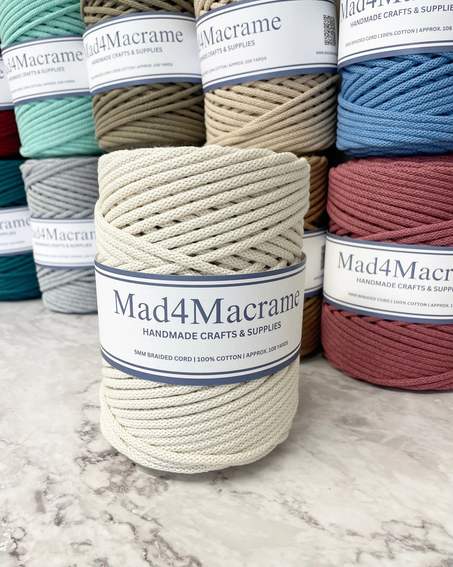 Mad4Macrame’s 5mm Braided Cotton Cord