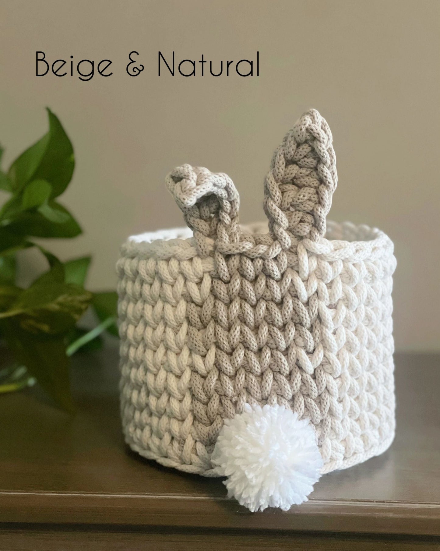 Crochet Bunny Basket DIY Kit