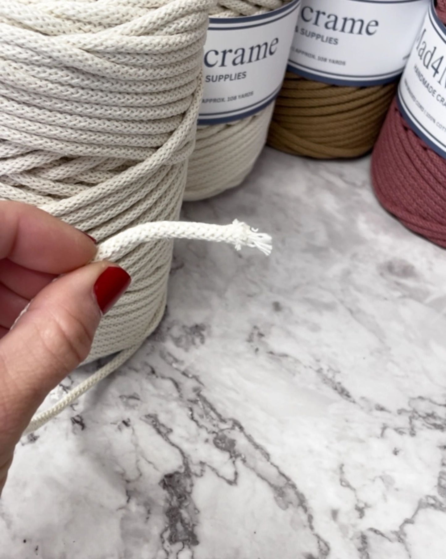 Mad4Macrame’s 5mm Braided Cotton Cord