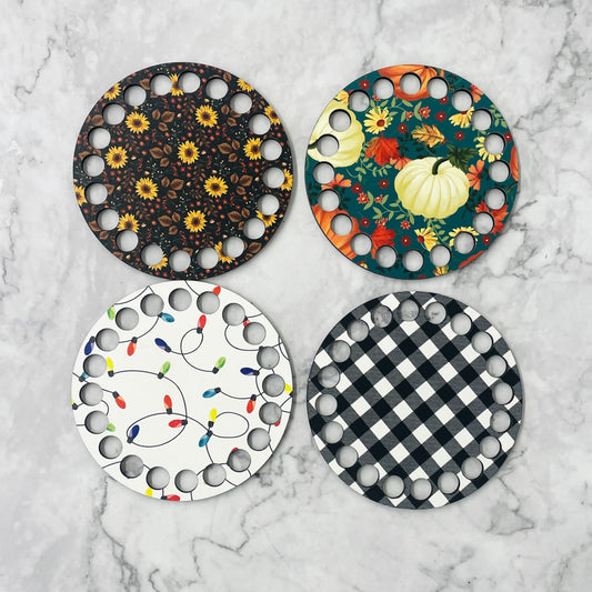 Fall & Holiday Pattered Bases| 4 inches