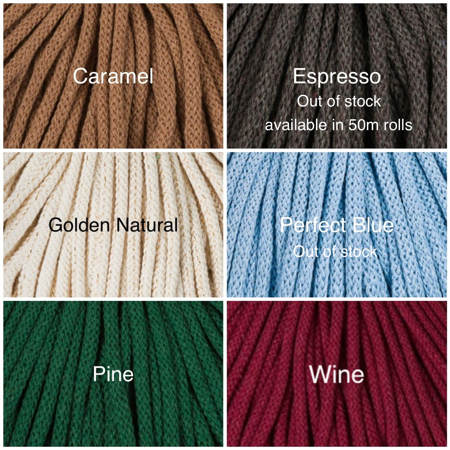 Bobbiny 5mm Braided