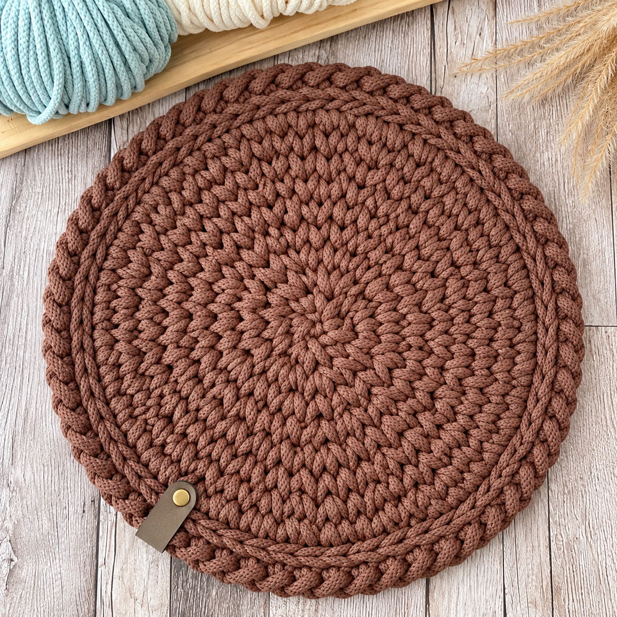 Crochet Placemat Pattern PDF + Video Tutorial