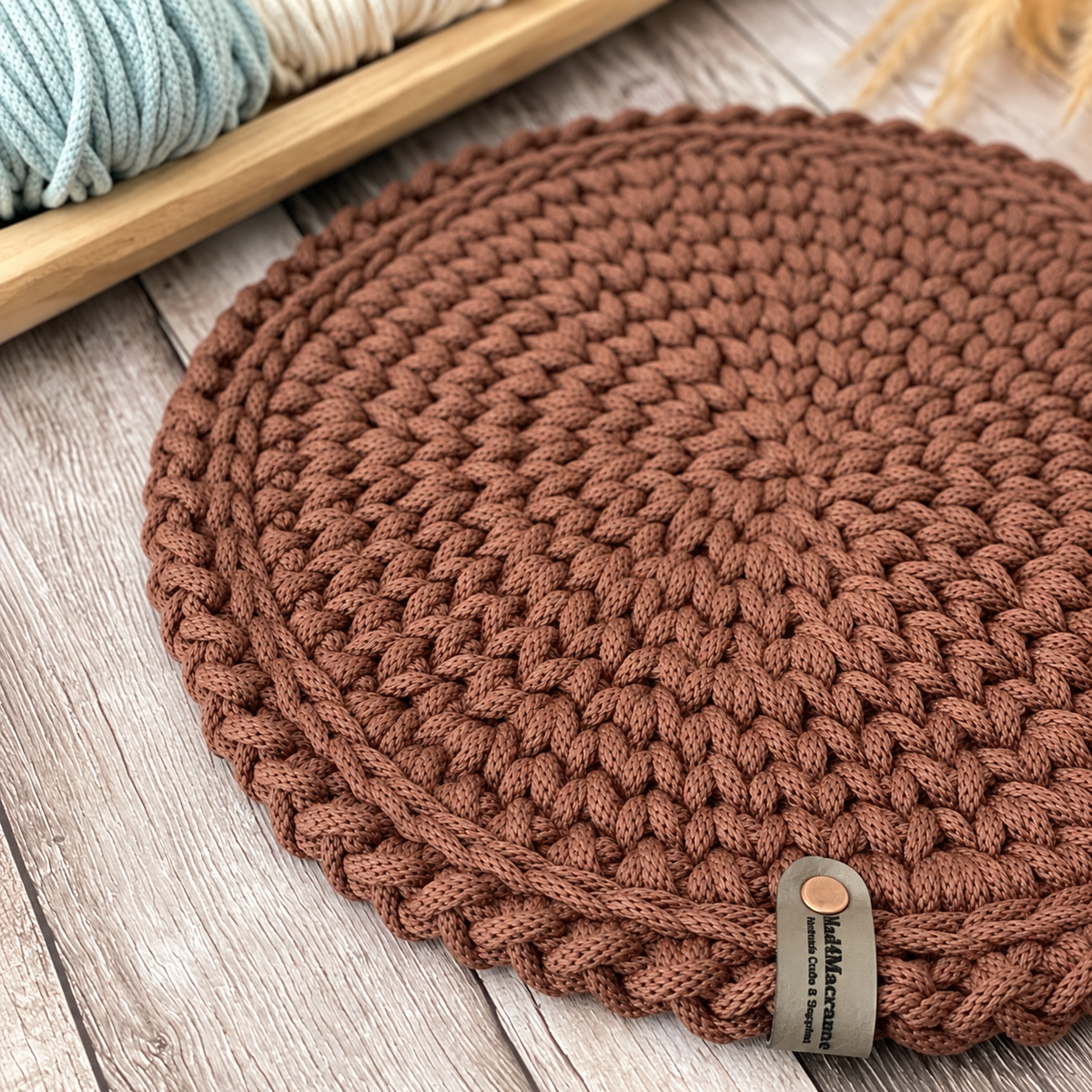 Crochet Placemat Pattern PDF + Video Tutorial