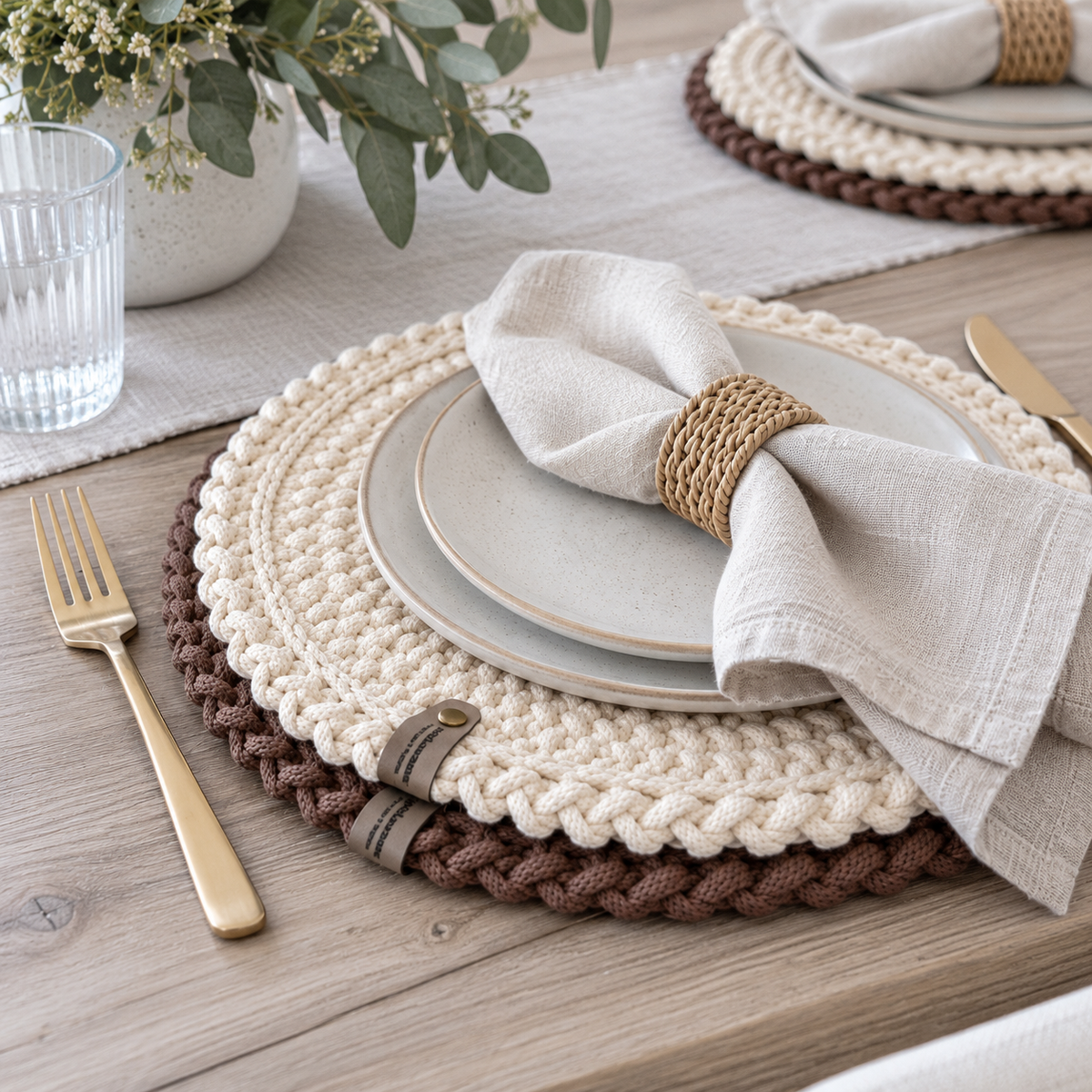 Crochet Placemat Pattern PDF + Video Tutorial
