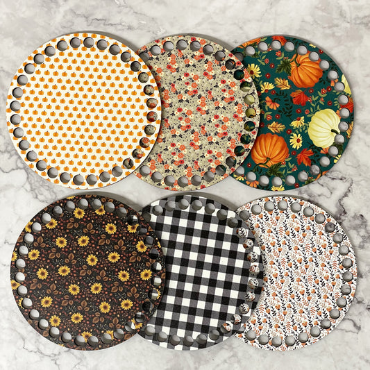 Fall Pattered Bases| 5.5 inches