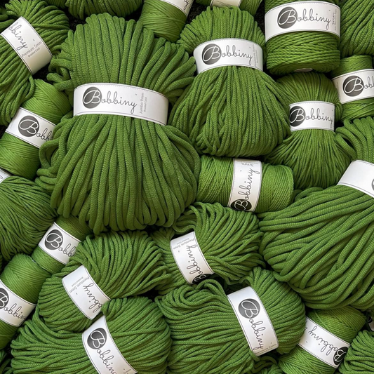 Bobbiny Cord in Moss Green |Autumn/Winter 2025 Collection