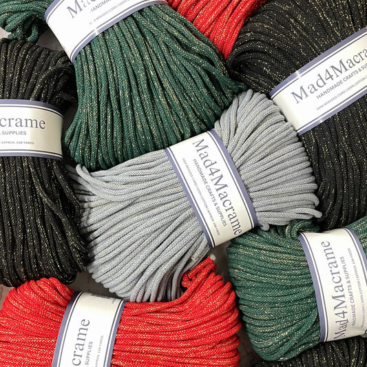 Mad4Macrame’s 5mm Braided Golden Cord