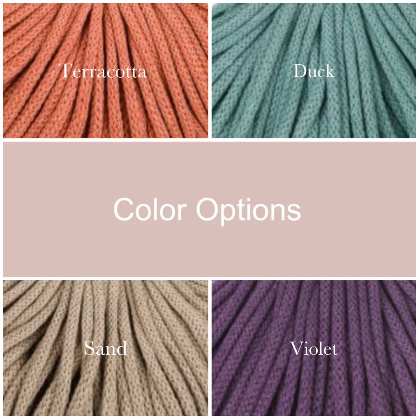 Bobbiny’s 5mm Braided 50m | 1/2 rolls