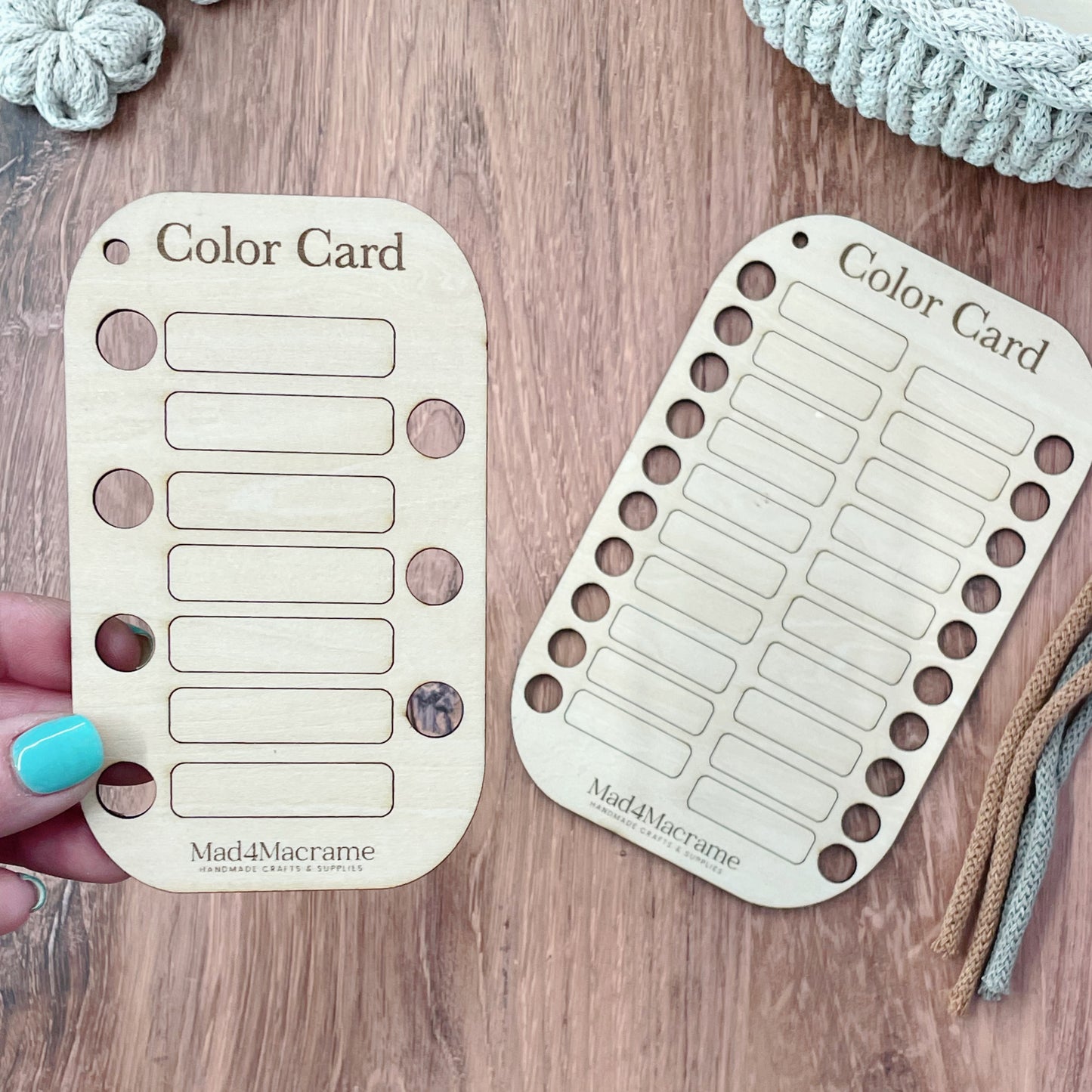 Wooden Color Card | Yarn Organizer