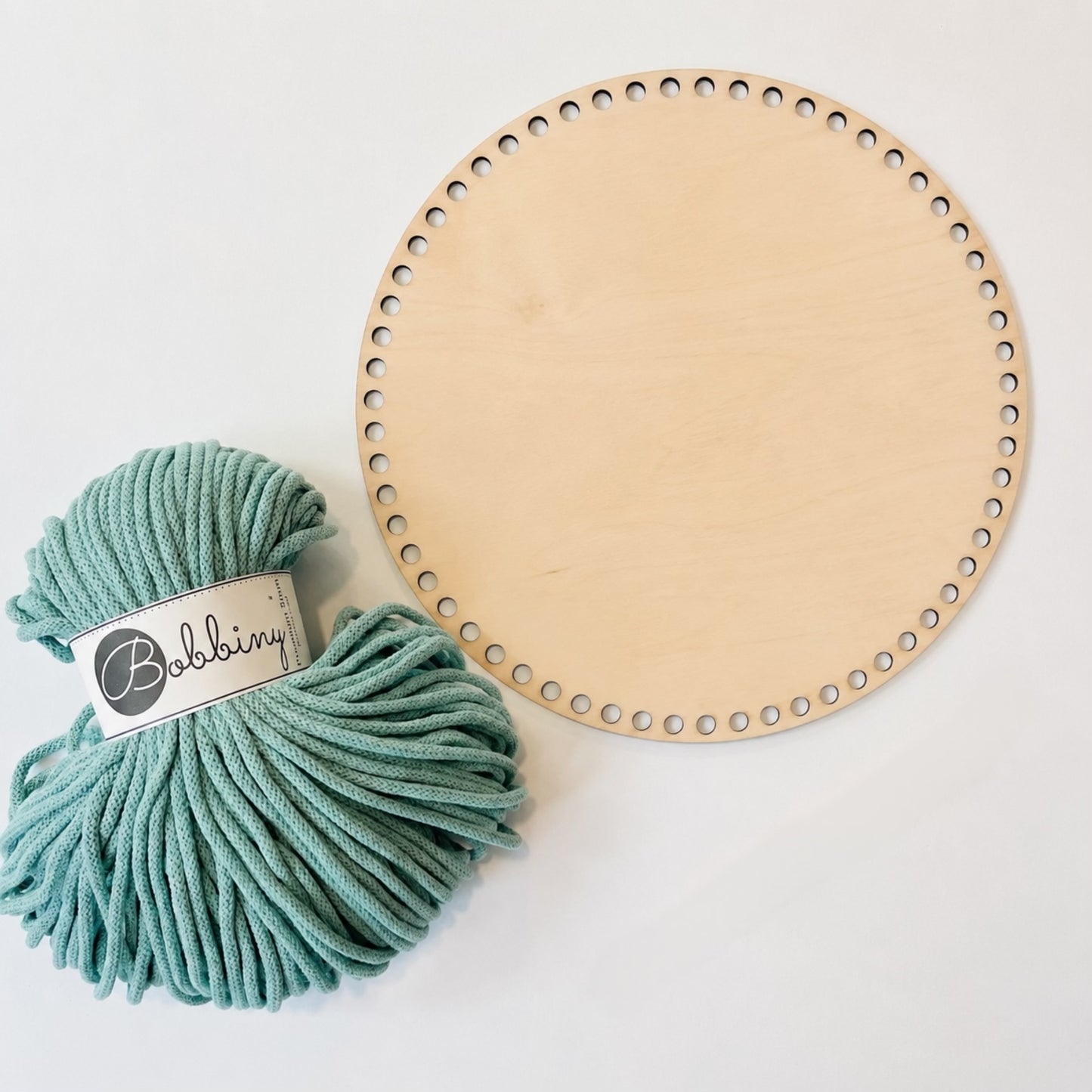 Large Wooden Basket Bases | 10” & 12” Round | 10mm Holes