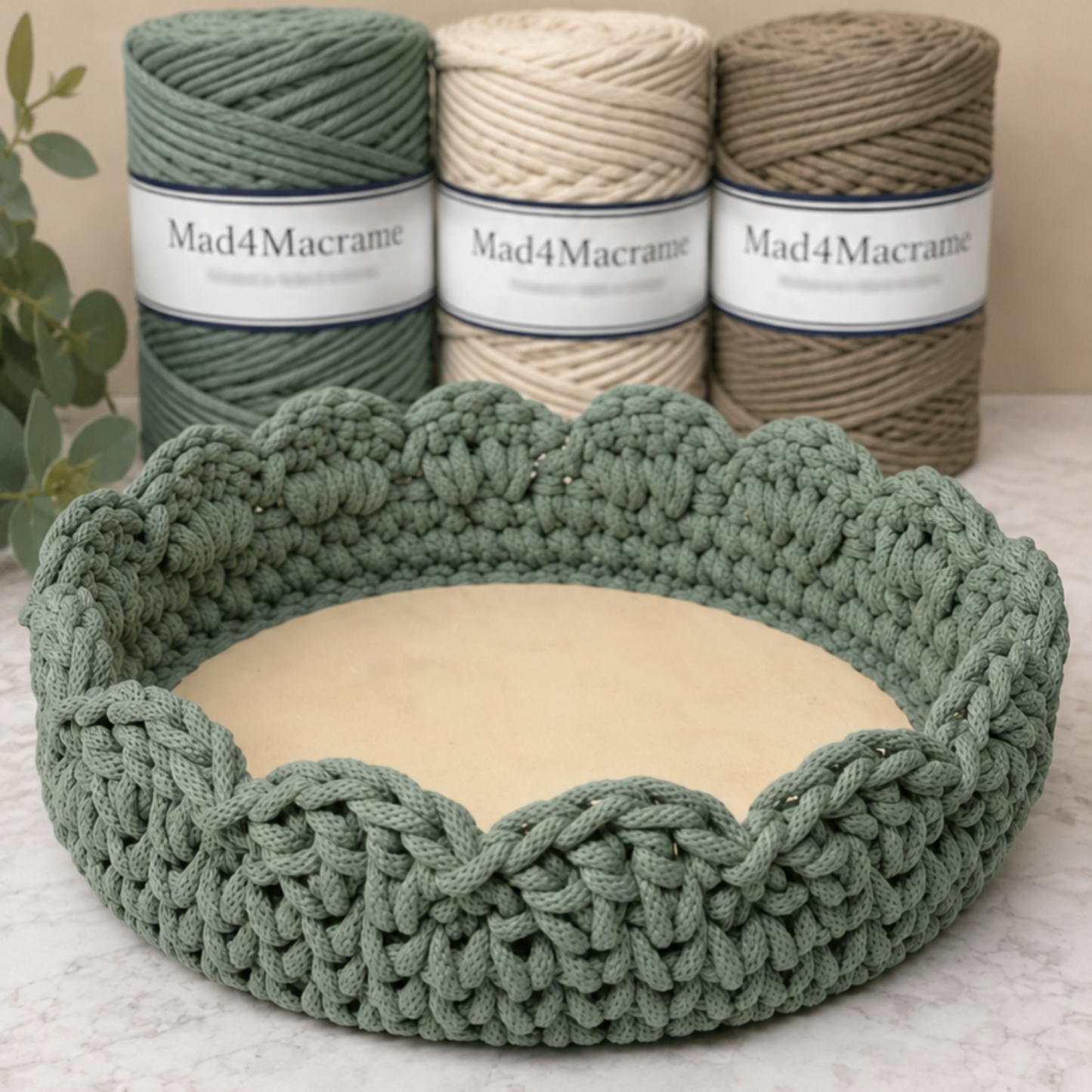Large Wooden Basket Bases | 10” & 12” Round | 10mm Holes
