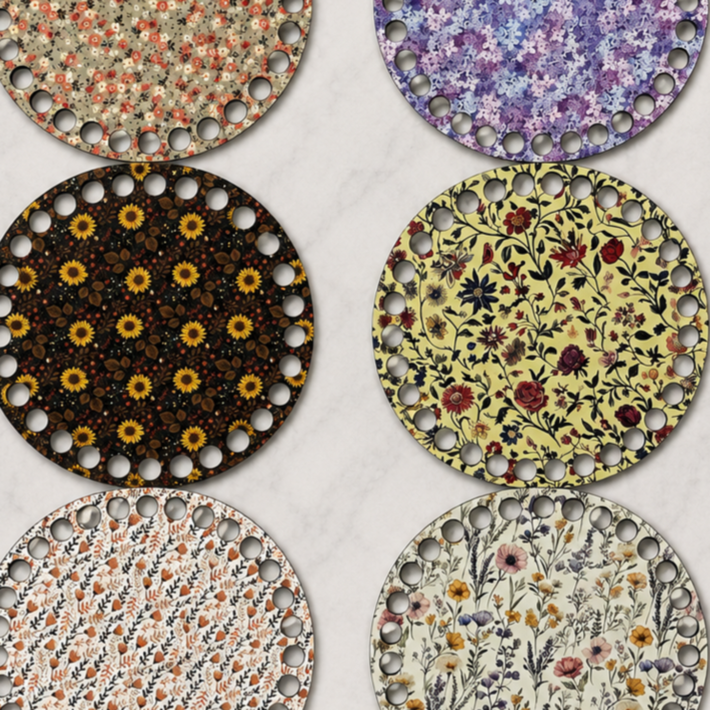 Floral Pattern Bases | 5.5 inches